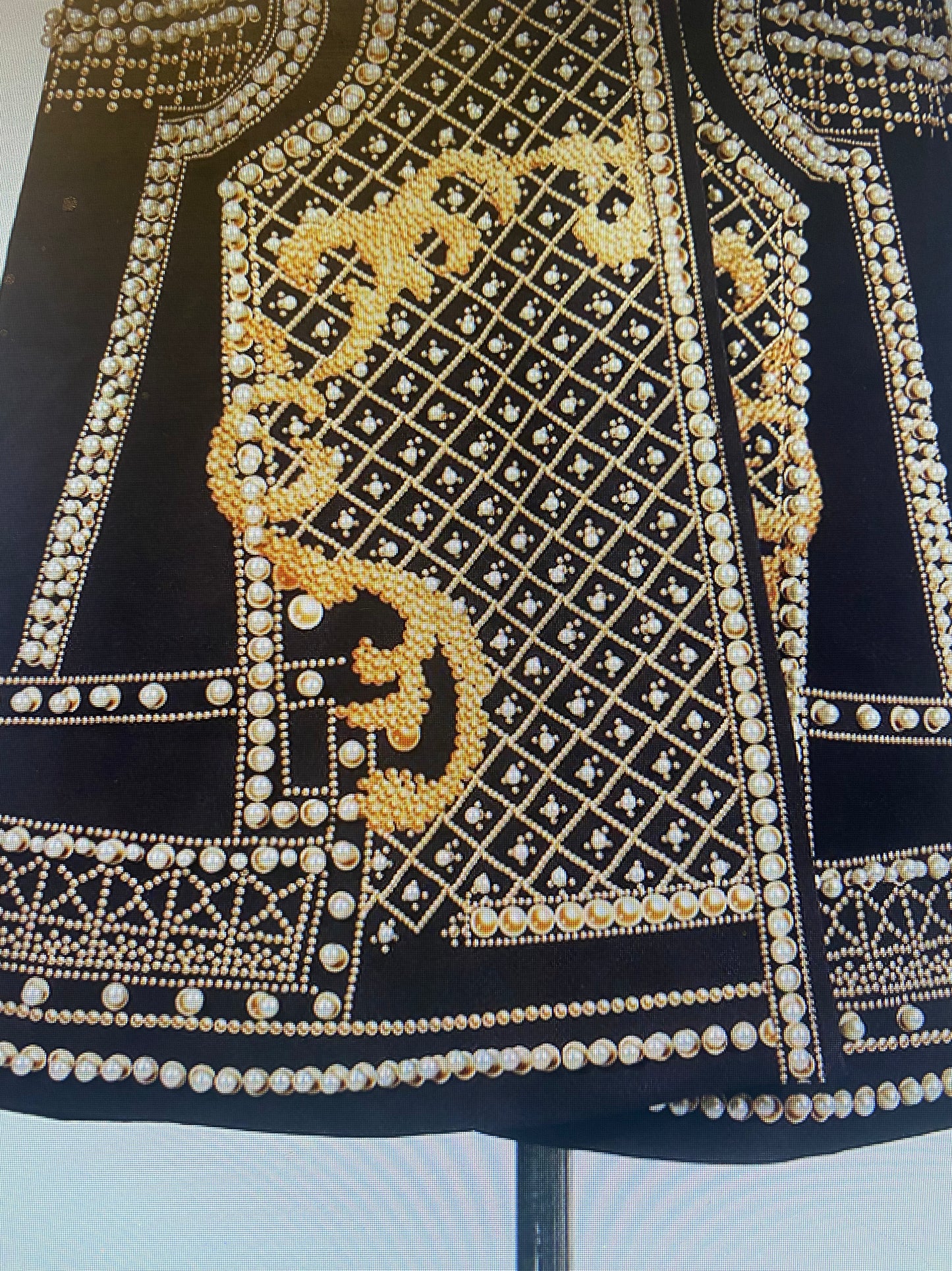 Beaded V-Neck Long-Sleeve Trench Coat for Women